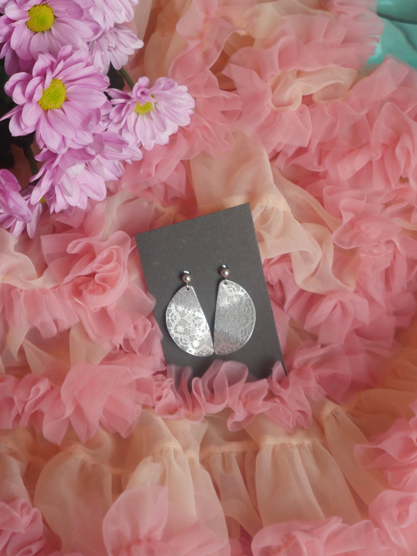 Lace Petal Earings