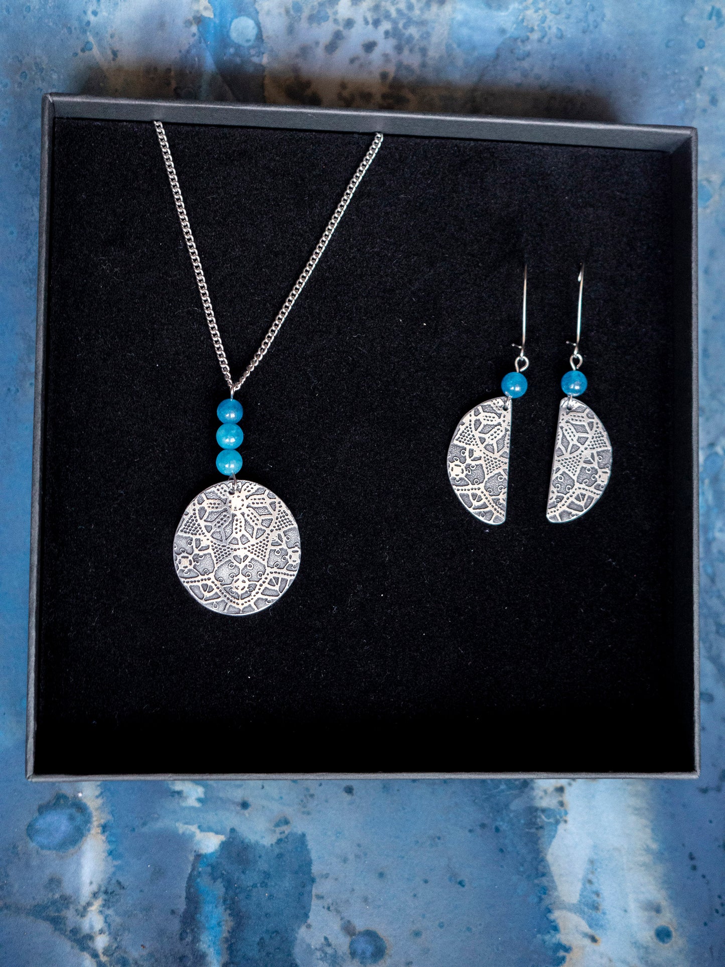 Blue Stone Set