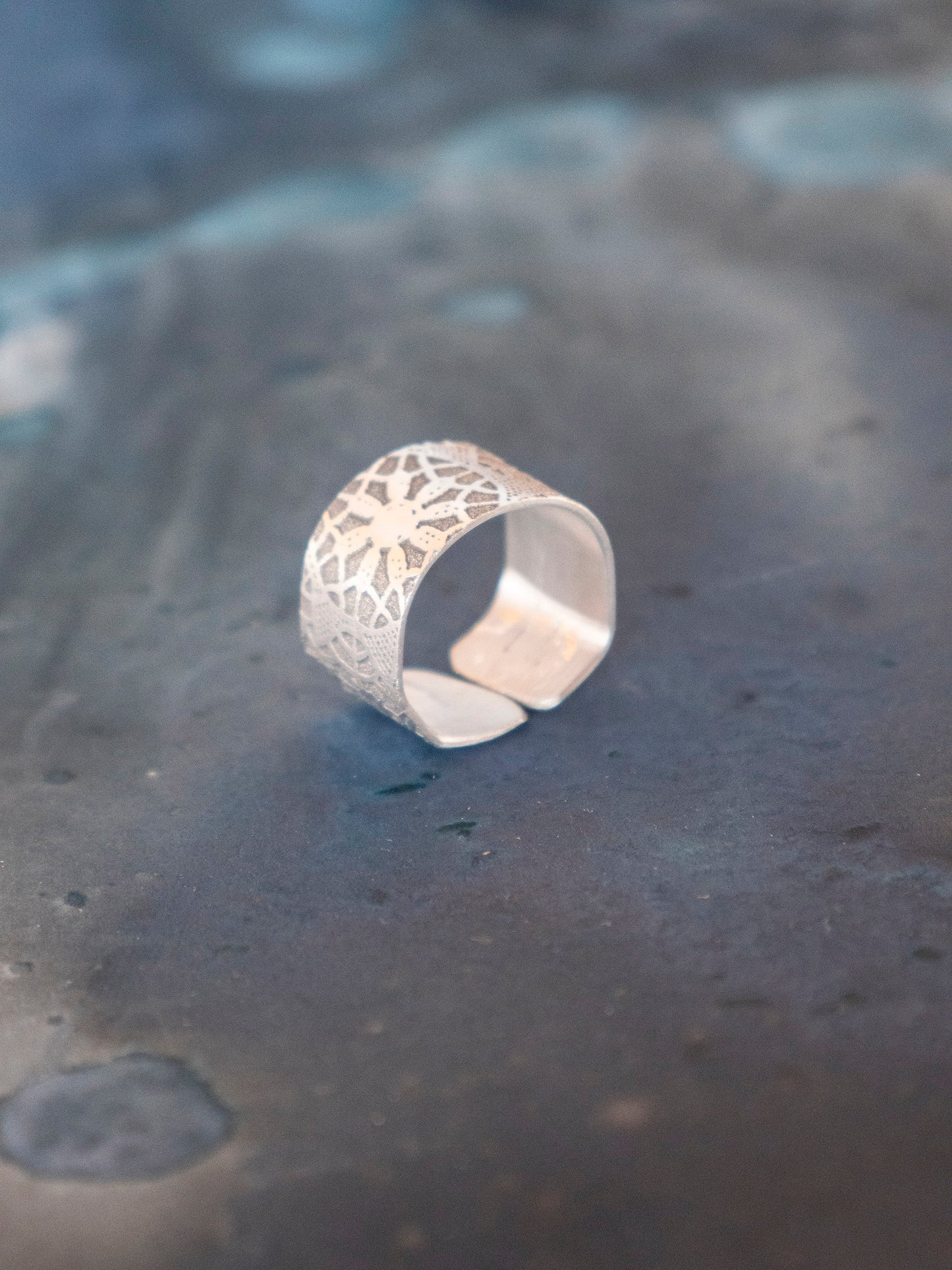 Heart Of Lace Open Ring