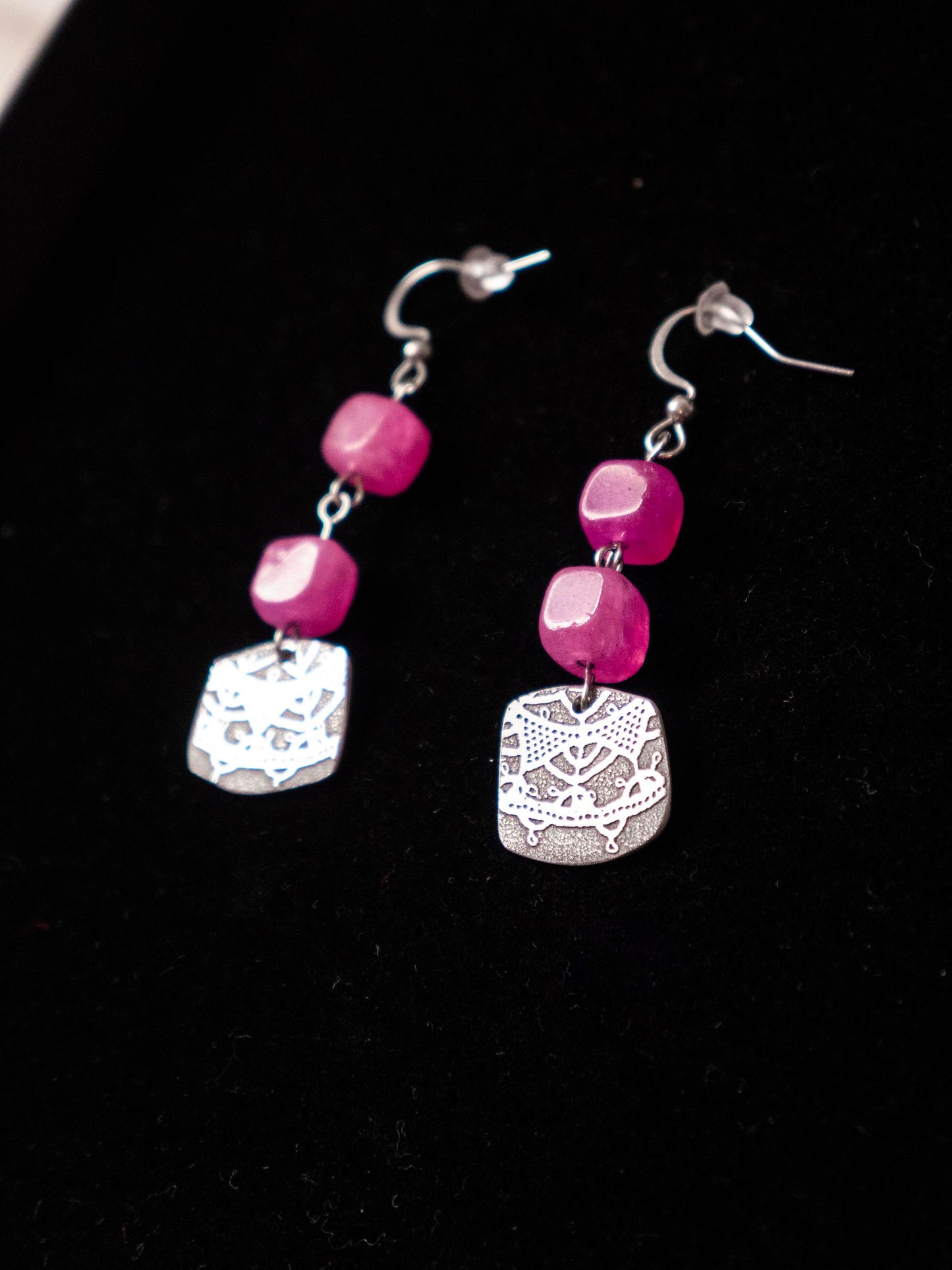 Sea Cube Earrings