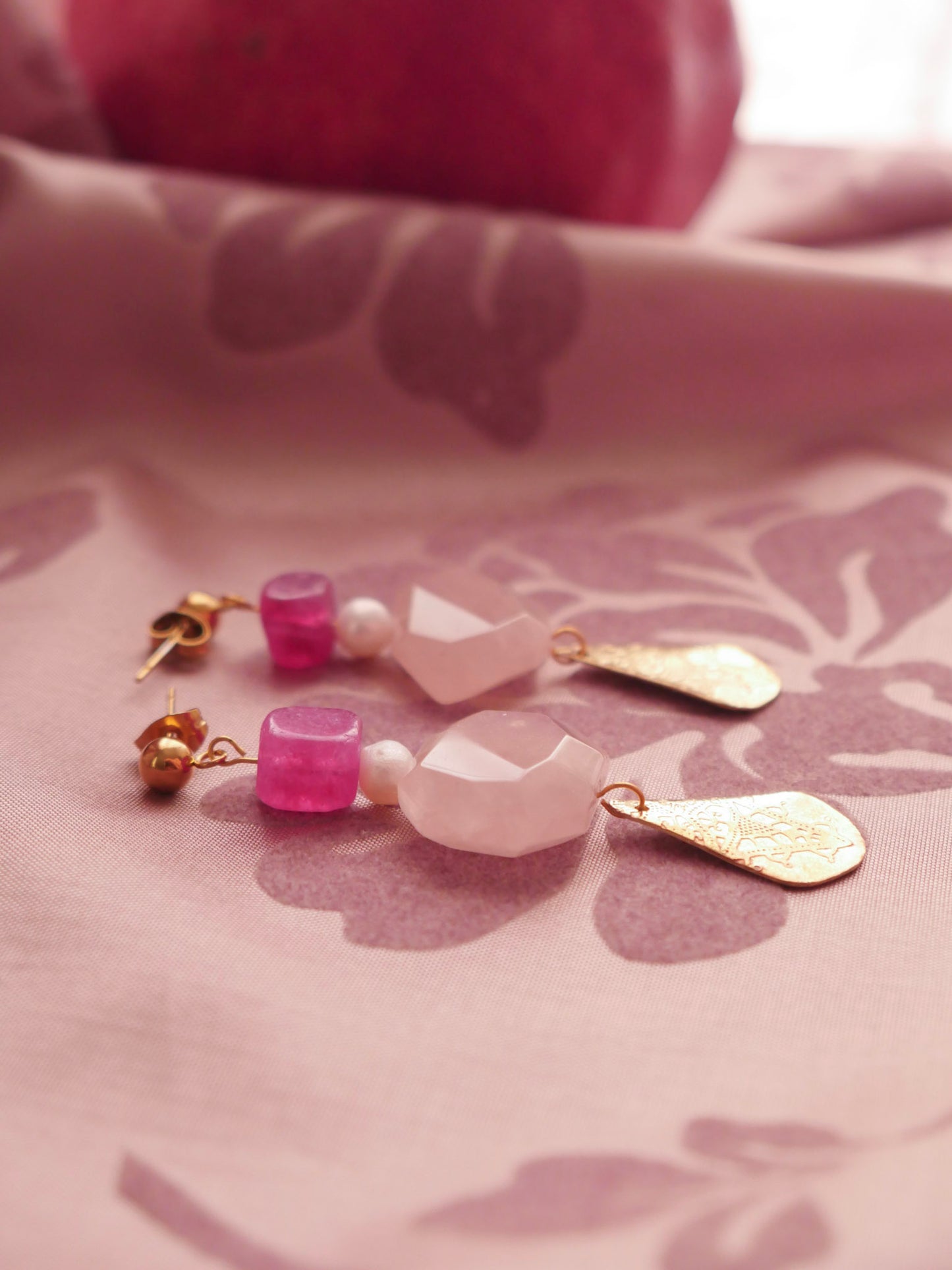 Pink Bonbon Earrings