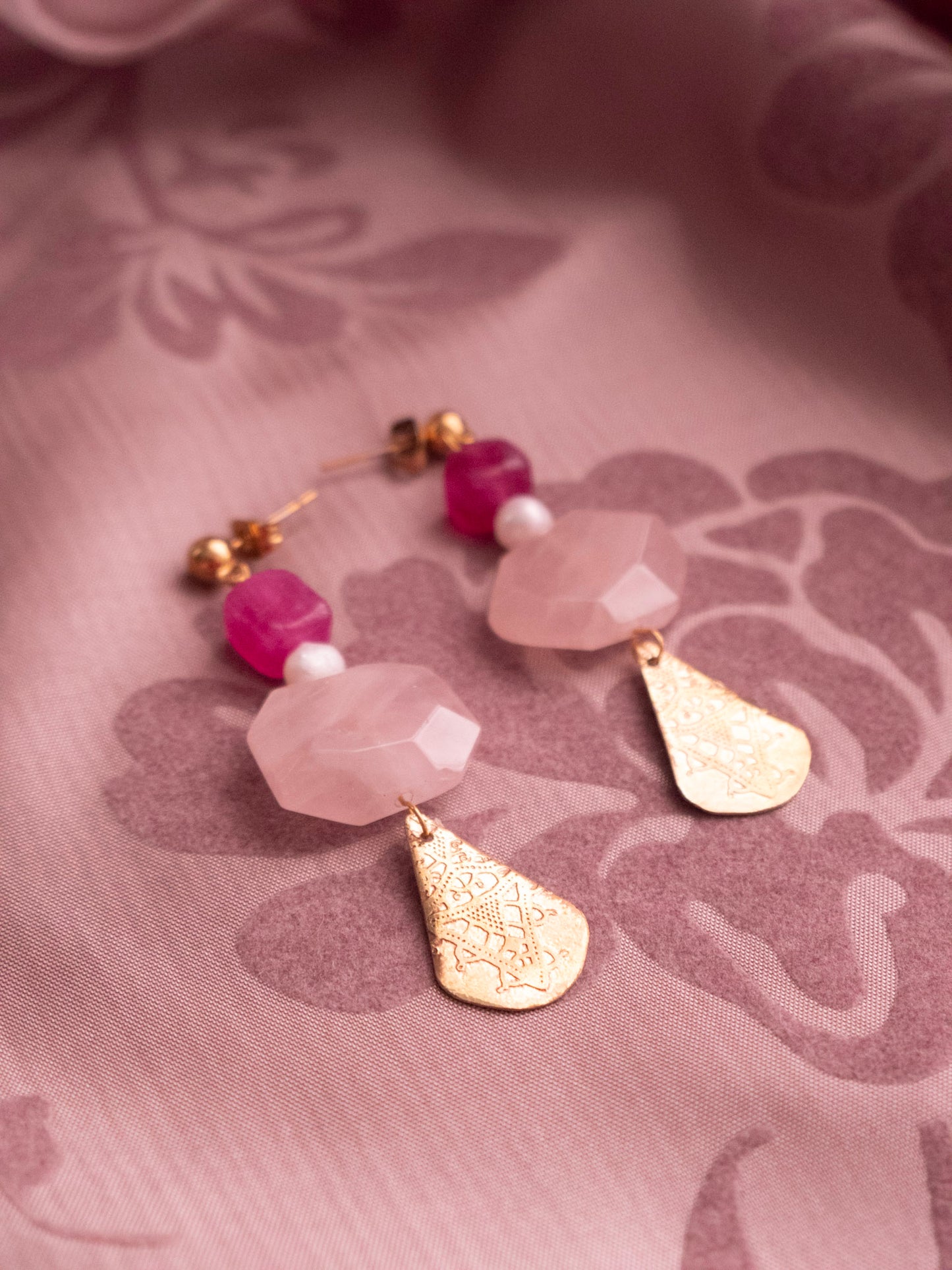 Pink Bonbon Earrings