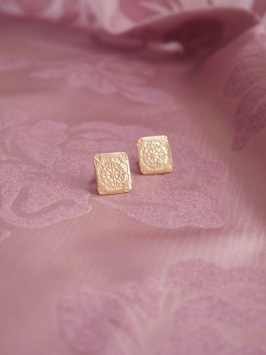 Square Lace Earrings